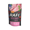 Rafi Wet Dog Food with Turkey, 500 g pouch