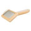 Trixie Soft Pet Brush, Bamboo/Metal, 9 x 15 cm