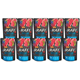 Rafi Wet Dog Food with Lamb, 10-Pack (300 g each)