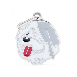 Engraved Dog ID Tag for a Sheepdog