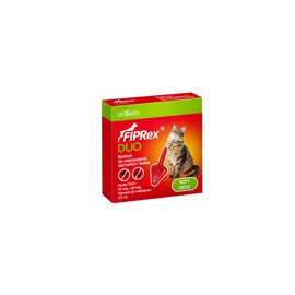 Fiprex Duo Tick and Flea Drops for Cats and Ferrets, Solution
