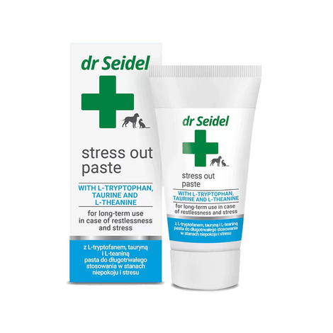 Dr. Seidel Stress Out Paste: Paste for long-term use in cases of anxiety and stress in dogs and cats, 30 g