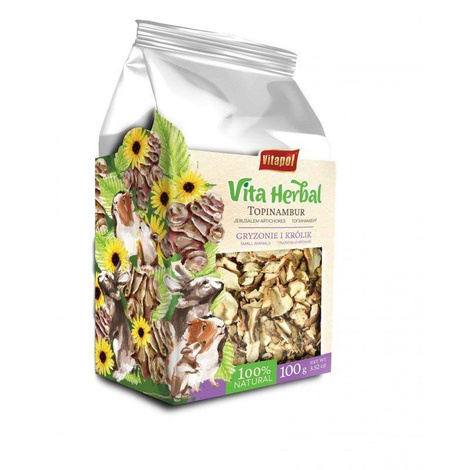 Vitapol Vita Herbal Treat for Rodents and Rabbits: Jerusalem Artichoke, 100 g