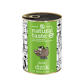 Natural Taste Wild Boar Wet Dog Food – Wild Boar Dish, 400 g