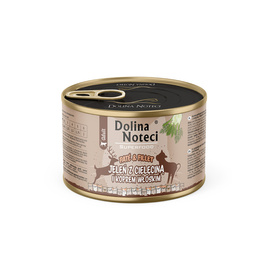 Dolina Noteci Superfood Wet Cat Food with Venison, Veal, and Fennel: Pâté & Filet, 185 g