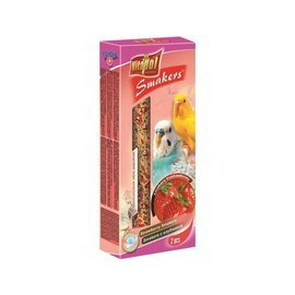 Vitapol Smakers Strawberry Bird Food, 2-pack, for budgerigars