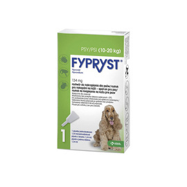 Fypryst Spot On Flea and Tick Drops for Dogs 10–20 kg, 134 mg / 1.34 ml, 1 pipette