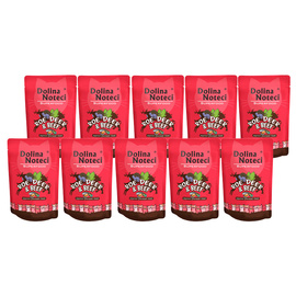 Dolina Noteci Superfood Wet Cat Food: Venison and Beef, 10-pack of 85 g pouches