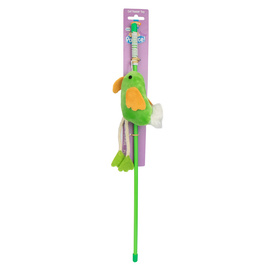 Cooper &amp; Pals Cat Toy Fishing Rod - Green Bird, 46 cm