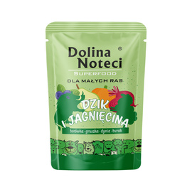 Dolina Noteci Superfood Wet Dog Food for Small Breeds: Wild Boar and Lamb, 100 g