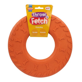 Cooper & Pals Orange Dog Frisbee Toy, 24.5 cm