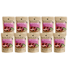 Luger's Daily Pleasures Wet Dog Food with Turkey, Broccoli, and Brown Rice, 10 x 500 g Set