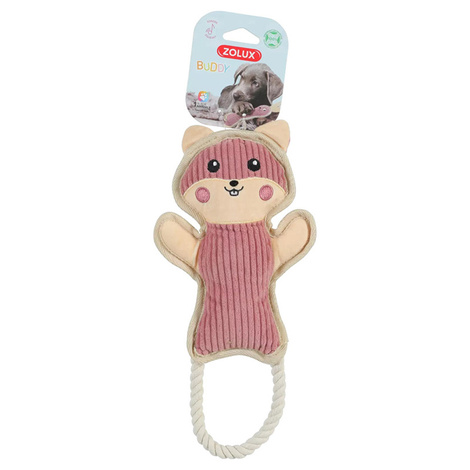Zolux Durable Dog Toy: Buddy the Hamster, Pink, 28 cm