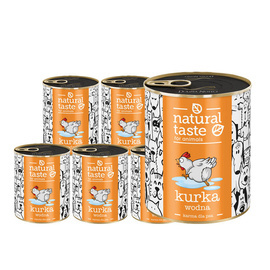 Natural Taste Waterfowl Wet Dog Food – Chicken Meal, 12-pack (800 g each)