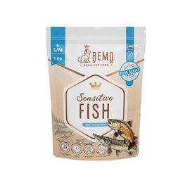Bemo Sensitive Fish Hypoallergenic Single-Protein Dry Food with Fish for Adult Small and Medium Breed Dogs (S/M) 1 kg
