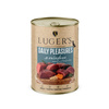 Luger's Daily Pleasures Wet Dog Food with Reindeer, Carrots, and Brown Rice, 400 g