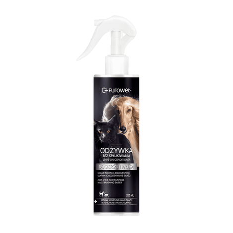 Eurowet Leave-In Conditioner for Dogs and Cats, 200 ml