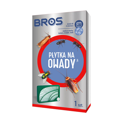 Insecticide pad for flies and crawling insects