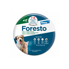 Foresto Flea and Tick Collar for Dogs and Cats up to 8 kg, 38 cm