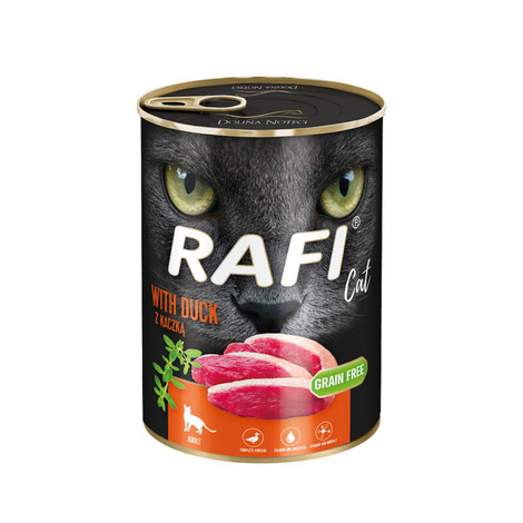 Rafi Cat Adult Wet Cat Food with Duck, 400 g