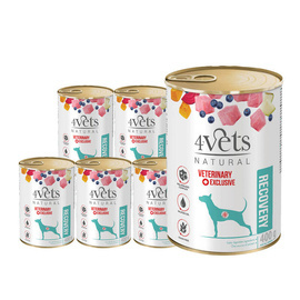 4Vets Natural Recovery Wet Veterinary Food for Dogs in Recovery, 6-Pack (400 g each)