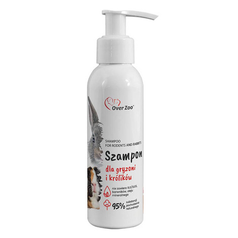 Over Zoo Shampoo for Rodents and Rabbits, 125 ml