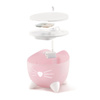 Pixi Fountain Combo: 2.5-liter pink cat water fountain set + bowl + free pack of CH-7216 filters