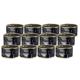 Dolina Noteci Premium Wet Cat Food for Spayed Cats, Rich in Guinea Fowl, 12 x 185 g Set