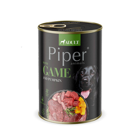 Piper Animals Wet Dog Food with Venison and Pumpkin, 400 g