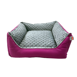 Pupilarni Sofa—a bed for dogs or cats, size. XS gray and pink