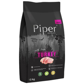 Piper Animals Junior Dry Dog Food with Turkey, 12 kg