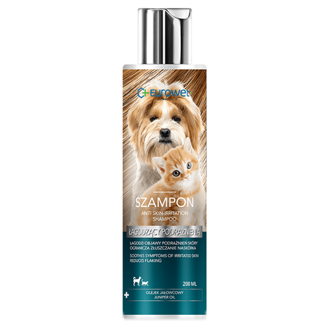 Eurowet Dog Shampoo for Soothing Skin Irritations, 200 ml