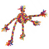 Zolux Dog Tug Toy: Rainbow Braided Rope Octopus, 38 cm