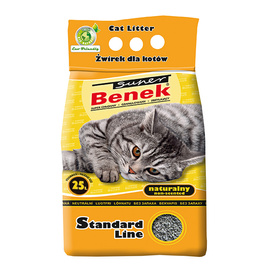Super Benek Standard Line Natural Mineral Cat Litter, 25 L