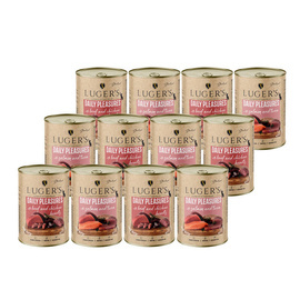 Luger's Daily Pleasures Sterilised Mix Wet Cat Food, 12 x 400 g