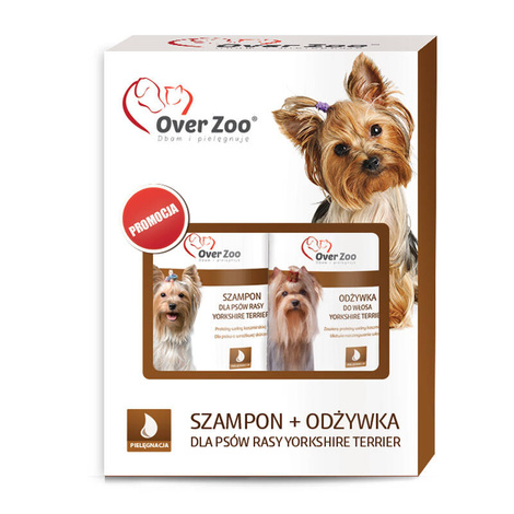 Over Zoo Yorkshire Terrier Dog Care Set: Shampoo 250 ml + Conditioner 240 ml