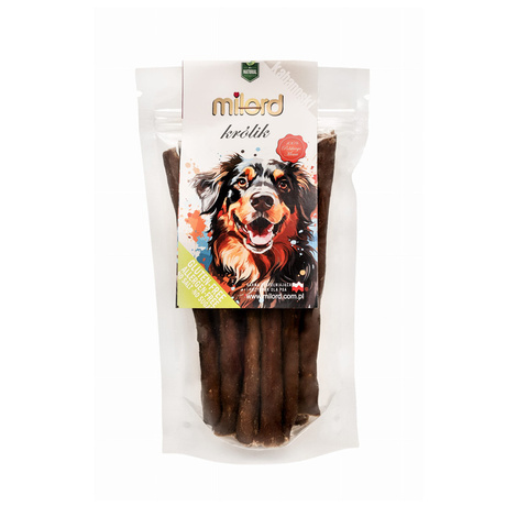 Milord Dog Treats: Rabbit Kabanos Sausages, 80 g