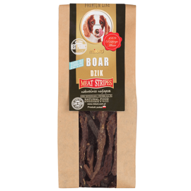 Milord Dog Treats: Wild Boar Strips, 150 g