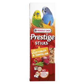 Versele Laga Prestige Sticks: Seed Sticks with Vegetables and Dandelion for Small Parrots, 60 g