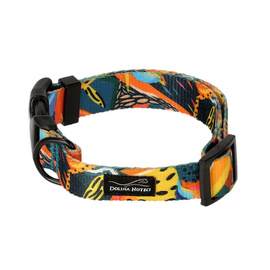 Dolina Noteci Tropical Adventure Adjustable Dog Collar, Size M, 2 cm x 25–42 cm