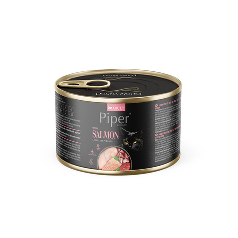 Piper Animals Wet Cat Food with Salmon, 185 g