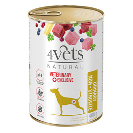 4Vets Natural Urinary Non-struvite Wet Veterinary Dog Food for Dogs with Urinary Tract Conditions, 400 g