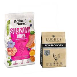 Dolina Noteci Premium Dry Dog Food (Turkey), 9 kg + Luger’s Dry Dog Food (Chicken-Rich), 1 kg