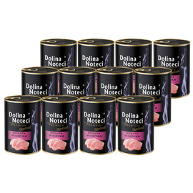 Dolina Noteci Premium Wet Cat Food Rich in Turkey for Spayed Cats, 12-Pack (400 g each)