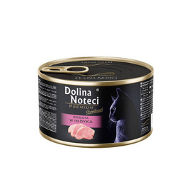 Dolina Noteci Premium Wet Cat Food for Spayed Cats, Rich in Turkey, 185 g