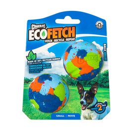 Chuckit Pet Supplies! Ecofetch Small Dog Toy Ball, 5 cm, 2-pack.