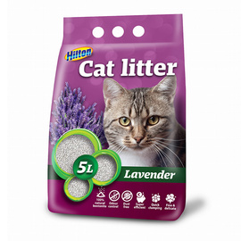 Hilton Bentonite Clumping Cat Litter with Lavender Scent, 5 L