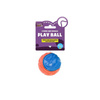 Cooper &amp; Pals Hard Squeaky Ball with Nubs Dog Toy, Blue, 6.3 cm