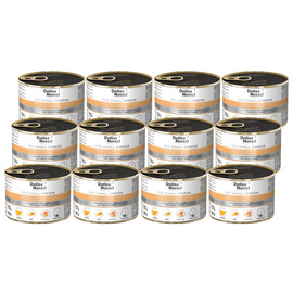 Dolina Noteci Premium Wet Dog Food for Small Breeds with Pheasant, Pumpkin, and Pasta—12 x 185 g Set