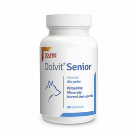Dolfos Dolvit Senior Vitamin Supplement for Senior Dogs, 90 tablets